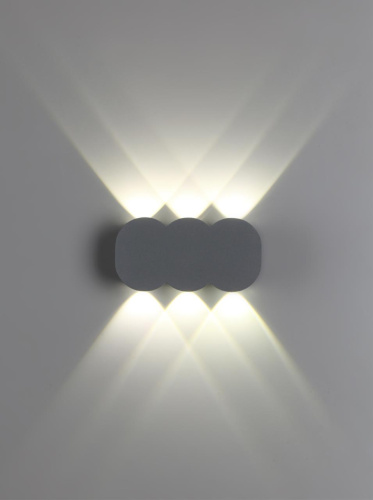358560 STREET NT21 734 темно-серый Ландшафтный настенный светильник IP54 LED 4000K 6W 85-265V CALLE 358560 STREET NT21 734 темно-серый Ландшафтный настенный светильник IP54 LED 4000K 6W 85-265V CALLE