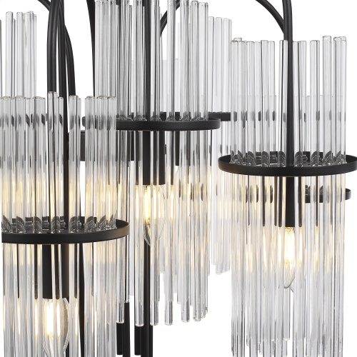 SL6145.403.09 Светильник подвесной ST-Luce черный/прозрачный E14 9*40W TASSE фото 3 SL6145.403.09 Светильник подвесной ST-Luce черный/прозрачный E14 9*40W TASSE фото 3