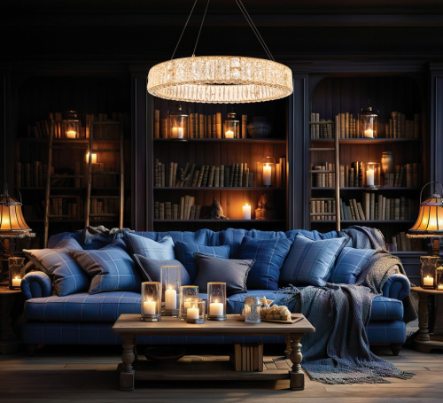 Люстра подвесная Ravissement Gold FL1057-8P фото 7 Люстра подвесная Ravissement Gold FL1057-8P фото 7