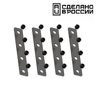 135133  NT21 139 черный Соединитель прямой внутренний для арт 135129-135130; 135179-135180; 135189-135192 (4 шт. в комплекте) FLUM