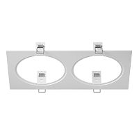 217826 Рамка INTERO 111 Double QUADRO БЕЛЫЙ