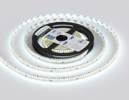 Светодиодная лента 24В 2835 240Led 22Вт/м 6500K IP20 5м фото 3