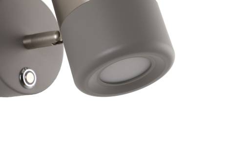 Светильник настенный спот серый LED 8Вт 16см Zortes FIERO ZRS.27807.10 фото 4 Светильник настенный спот серый LED 8Вт 16см Zortes FIERO ZRS.27807.10 фото 4