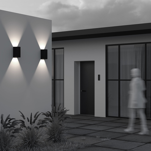 Уличный настенный светильник Outdoor O526WL-L20B3K фото 5