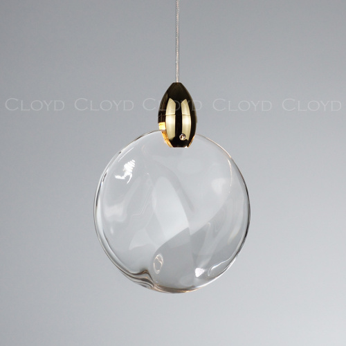 Подвесной светильник Cloyd GLOCK-B P1 / Ø12 см - золото (арт.11624) фото 5