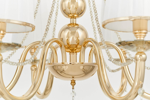 Хрустальная подвесная люстра Lumina Deco Fabione LDP 1200-6 F.GD фото 6 Хрустальная подвесная люстра Lumina Deco Fabione LDP 1200-6 F.GD фото 6