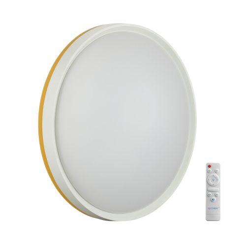 7709/EL COLOR SN 154 Светильник пластик/желтый LED 70Вт 3000-6000К D500 IP43 пульт ДУ KEZO YELLOW 7709/EL COLOR SN 154 Светильник пластик/желтый LED 70Вт 3000-6000К D500 IP43 пульт ДУ KEZO YELLOW