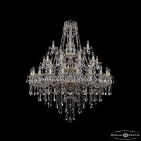 Люстра хрустальная 1415/20+10+5/400/3d Ni