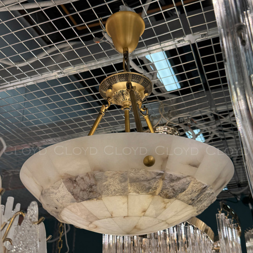 Люстра Cloyd TELEMACH C5 / Ø50 см - алебастр - латунь (арт.12346) фото 5