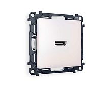 Комплект механизма розетки HDMI 2.0 AMBRELLA VOLT ALFA Жемчуг 40V/500mA 2.0GHz 5-18Gbit/s QUANT (AP2140, VM222) MA214010