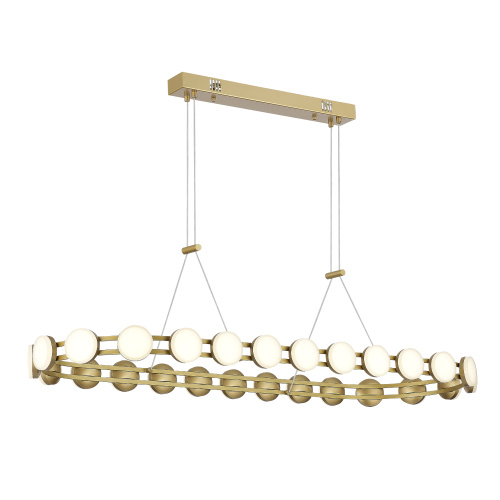 SL6610.203.26 Светильник подвесной ST-Luce золотистый/белый LED 1*50W 4000K MONRO SL6610.203.26 Светильник подвесной ST-Luce золотистый/белый LED 1*50W 4000K MONRO