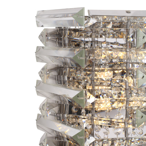 SL6137.101.02 Светильник настенный ST-Luce никель/прозрачный E14 2*40W STROZZI фото 3