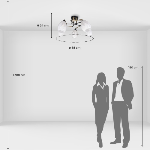 Люстра потолочная De City Акцент 680012105 фото 12