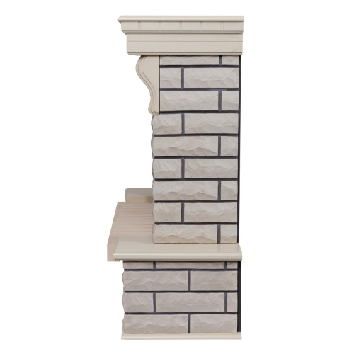 Каминокомплект COUNTRY/БРУКЛИН Бежевый дуб с очагом Электроочаг FIRESPACE/ФАЕРСПЕЙС 33 фото 4