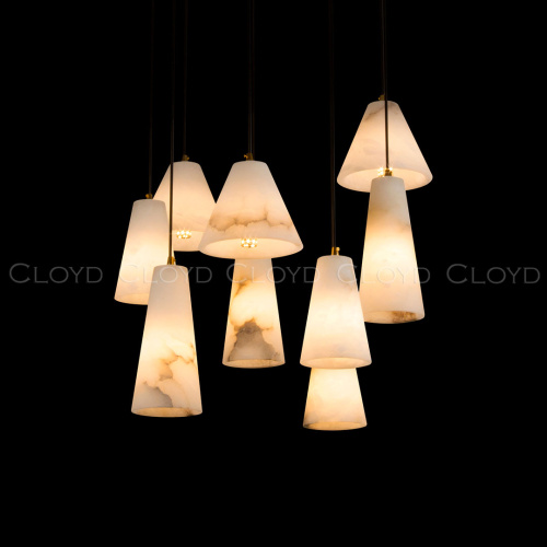 Подвесной светильник Cloyd ANNEX P1 / выс. 18 см - алебастр - латунь (арт.12351) Подвесной светильник Cloyd ANNEX P1 / выс. 18 см - алебастр - латунь (арт.12351)