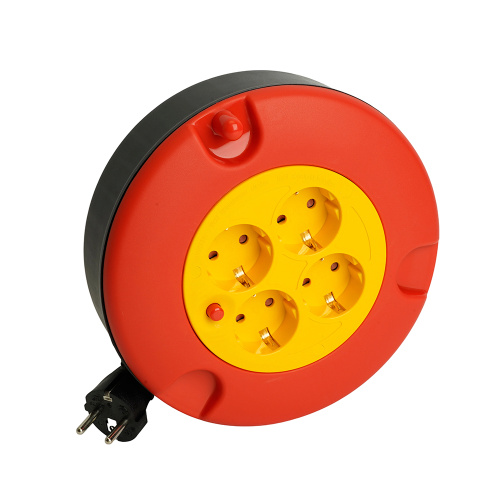 Удлинитель-рулетка STD06-40-30 Standart 4 розетки с/з ПВС 3*1, черный, 16А, IP20, 5м фото 3 Удлинитель-рулетка STD06-40-30 Standart 4 розетки с/з ПВС 3*1, черный, 16А, IP20, 5м фото 3