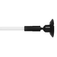 ST980.437.09 Тросовая световая система ST-Luce Черный LED 1*8,6W 3000K Гибкий неон