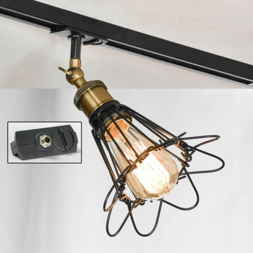 Трековый светильник однофазный Lussole LOFT Track Lights LSP-9109-TAB Трековый светильник однофазный Lussole LOFT Track Lights LSP-9109-TAB