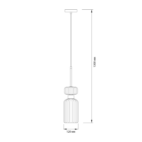 Подвесной светильник Escada 1141/1S E14*60W Chrome/Clear фото 2