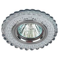 Встраиваемый светильник ЭРА LED с подсветкой DK LD35 SL/WH Б0036503