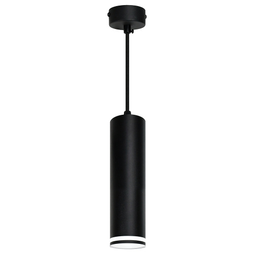 Светильник потолочный Feron ML1708 Barrel LUNA на подвесе  MR16 35W 230V, черный 55*200 фото 3