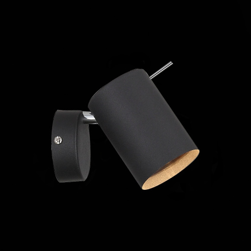 SL597.401.01 Спот ST-Luce Черный, Хром/Черный GU10 LED 1*3W Настенные светильники фото 4