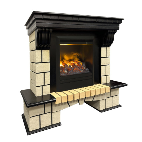 Электрокамин RealFlame Stone ML STD античный дуб c очагом 3D Olympic фото 2 Электрокамин RealFlame Stone ML STD античный дуб c очагом 3D Olympic фото 2