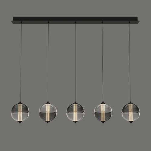 Подвесной светильник MD24022079-5B black/smoky фото 2