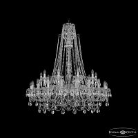Люстра хрустальная 1411/20+10/400/XL-130 Ni Bohemia Ivele Crystal (Богемия Ивеле Кристалл)
