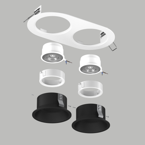 D6560707WMOD Светильник DOMINO ROUND под LED модуль/лампу МR16 (214656+214607+214607+214006+214006) фото 2 D6560707WMOD Светильник DOMINO ROUND под LED модуль/лампу МR16 (214656+214607+214607+214006+214006) фото 2