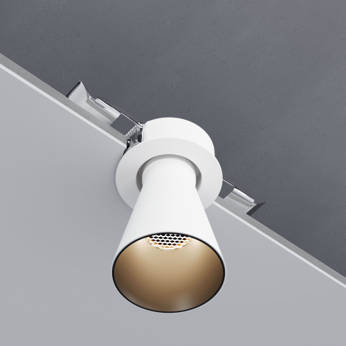 Светильник встраиваемый поворотный с антибликовой решеткой Bell 8W 3000K белый 25097/LED фото 3