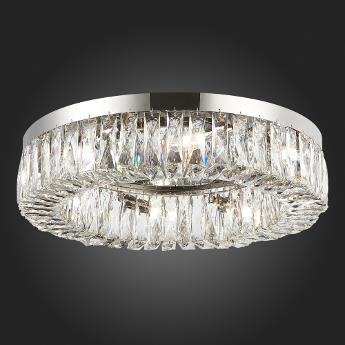 SL1226.102.08 Люстра потолочная ST-Luce Никель/Прозрачный E14 8*40W Rifrazio фото 3