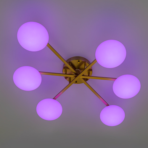 Citilux ATMAN SMART CL226A163 LED RGB Умная люстра Бронза фото 6