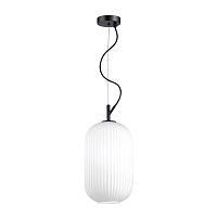 4751/1 PENDANT ODL21 411 белый/черный Подвес E27 60W ROOFI