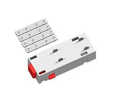 Коннектор прямой токопроводящий Magnetic 25 220В белый