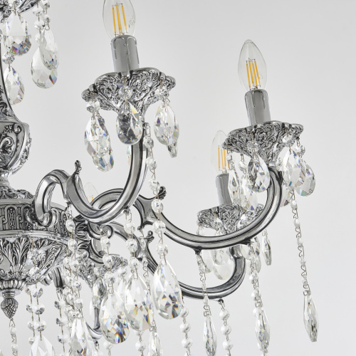 Люстра с хрустальными подвесками AL78101/6/175 A NB Bohemia Ivele Crystal (Богемия Ивеле Кристалл) фото 6