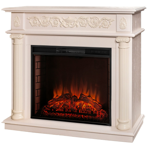 Каминокомплект ATTICA/СИЦИЛИЯ Айвори с очагом Электроочаг EPSILON 26 фото 7