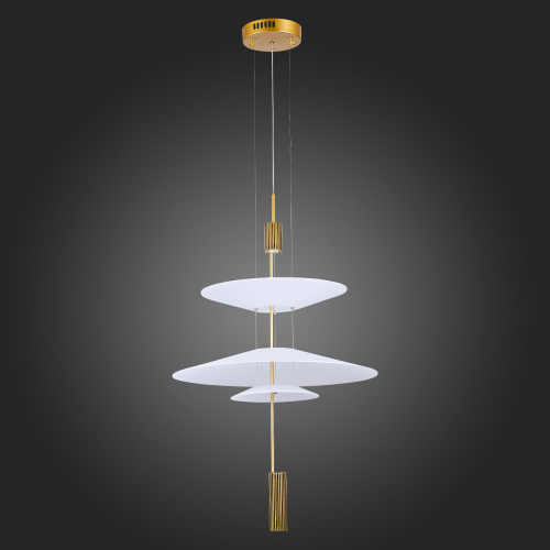 SL6101.213.01 Люстра подвесная ST-Luce Золотистый/Белый LED 1*15W 3000K ISOLA фото 6