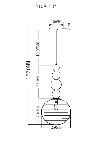 Светильник подвесной Moderli V10914-P Arti фото 7 Светильник подвесной Moderli V10914-P Arti фото 7