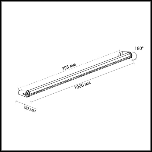 7040/22WL NATURE ODL25 679 черный/металл Фасадный поворотный на 180° светильник IP65 LED 22W 3000K 24° 1670ЛмAC220-240V GRAZE фото 4 7040/22WL NATURE ODL25 679 черный/металл Фасадный поворотный на 180° светильник IP65 LED 22W 3000K 24° 1670ЛмAC220-240V GRAZE фото 4