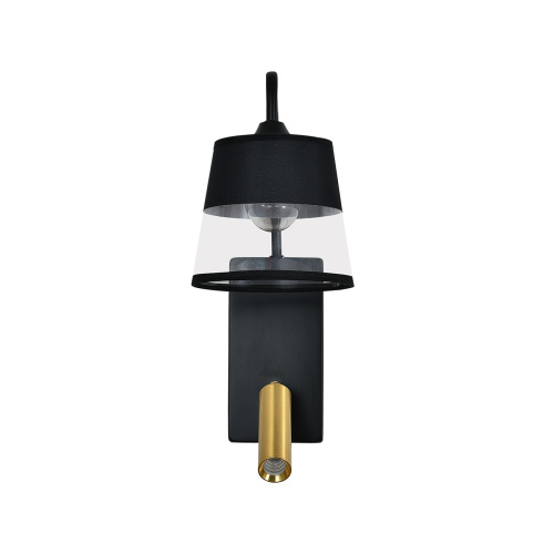 Настенный светильник Escada 598/1A E27*40W Black/Brass фото 3 Настенный светильник Escada 598/1A E27*40W Black/Brass фото 3