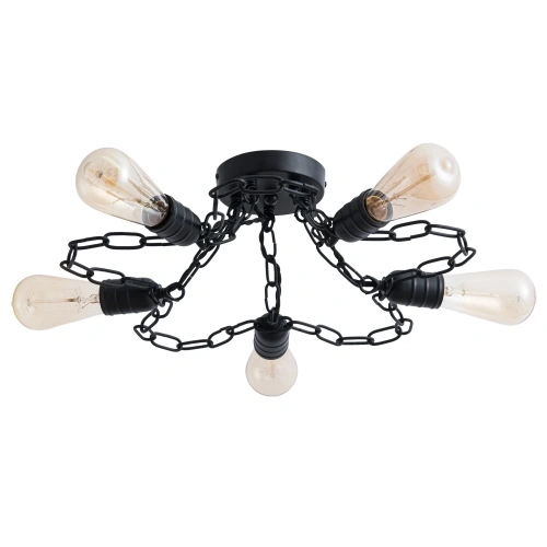 Потолочная люстра Arte Lamp RIVERRUN A9344PL-5BK Потолочная люстра Arte Lamp RIVERRUN A9344PL-5BK