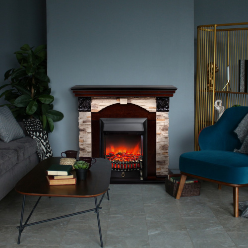 Электрокамин RealFlame Dublin Rock AO античный дуб с очагом Fobos Lux Black фото 7 Электрокамин RealFlame Dublin Rock AO античный дуб с очагом Fobos Lux Black фото 7