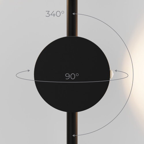 Cветильник настенный светодиодный Illume черный 3000K 40154/LED фото 3