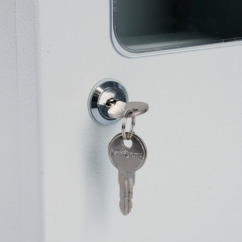 Шкаф учетно-распределительный навесной ЩУРн-1/6 STEKKER EBX60-3/1/6.2-31  IP31 (285*190*145) сталь, серия ArcaMetal фото 8