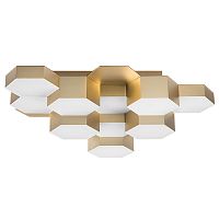 750123 Люстра потол FAVO LED-60W 2880LM ЗОЛОТО 4000K