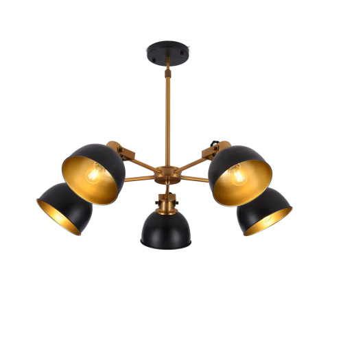 Подвесной светильник Lumina Deco Belmonti LDP D017-5 BK Подвесной светильник Lumina Deco Belmonti LDP D017-5 BK