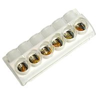 Клемма 6-ти контактная STEKKER для подключения сетей уличного освещения KE10.506 (Al10-50/Cu2,5-35), LD611-6