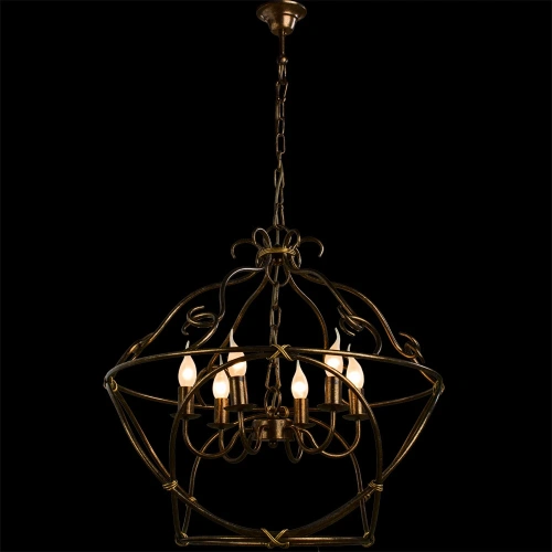 Подвесная люстра Arte Lamp BELLATOR A8960SP-6GA фото 2 Подвесная люстра Arte Lamp BELLATOR A8960SP-6GA фото 2