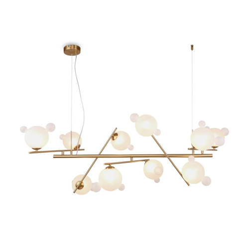 Подвесная люстра Freya Flaty FR5374PL-10BS Подвесная люстра Freya Flaty FR5374PL-10BS